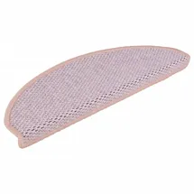 vidaXL Treppenmatten Selbstklebend Sisal-Optik 15 Stk. 65x21x4 cm Rot