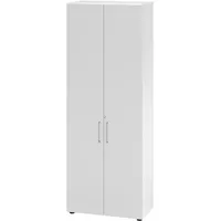 Hammerbacher Hammerbacher, Aktenschrank, Regal/Türen 6OH Türen weiß/grau