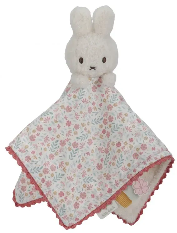 Little Dutch Miffy Fluffy Lucky Blossom Cuddle Cloth Schmusetuch 0 m+ Pink 1 St.