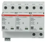 ABB OVRT1-T23L75-255PTS Kombi-Ableiter 3p für TNC Netze mit FM 25kA/Pol für 230/400 V Netze 2CTB812751R2300 OVRT1T23L75255PTS