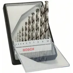Bosch Metallbohrer-Set Robust Line HSS-G DIN 135 135°, 10-teilig 1 - 10 mm