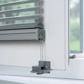 LIEDECO Klemmfix-Jalousie, verspannt silber