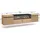 SKRAUT HOME TV-Schrank Lowboard 200x45x35 cm Eiche Melamin