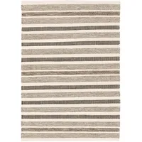 Pergamon Natur Teppich Wolle Rana Streifen (120 x 180