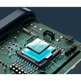 Baseus Super Si 1C Schnellladegerät Usb Type C 20W + Usb Type C - iPhone Kabel 1m Blau