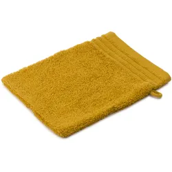Waschhandschuh HAMBURG senf - BL 16x21 cm