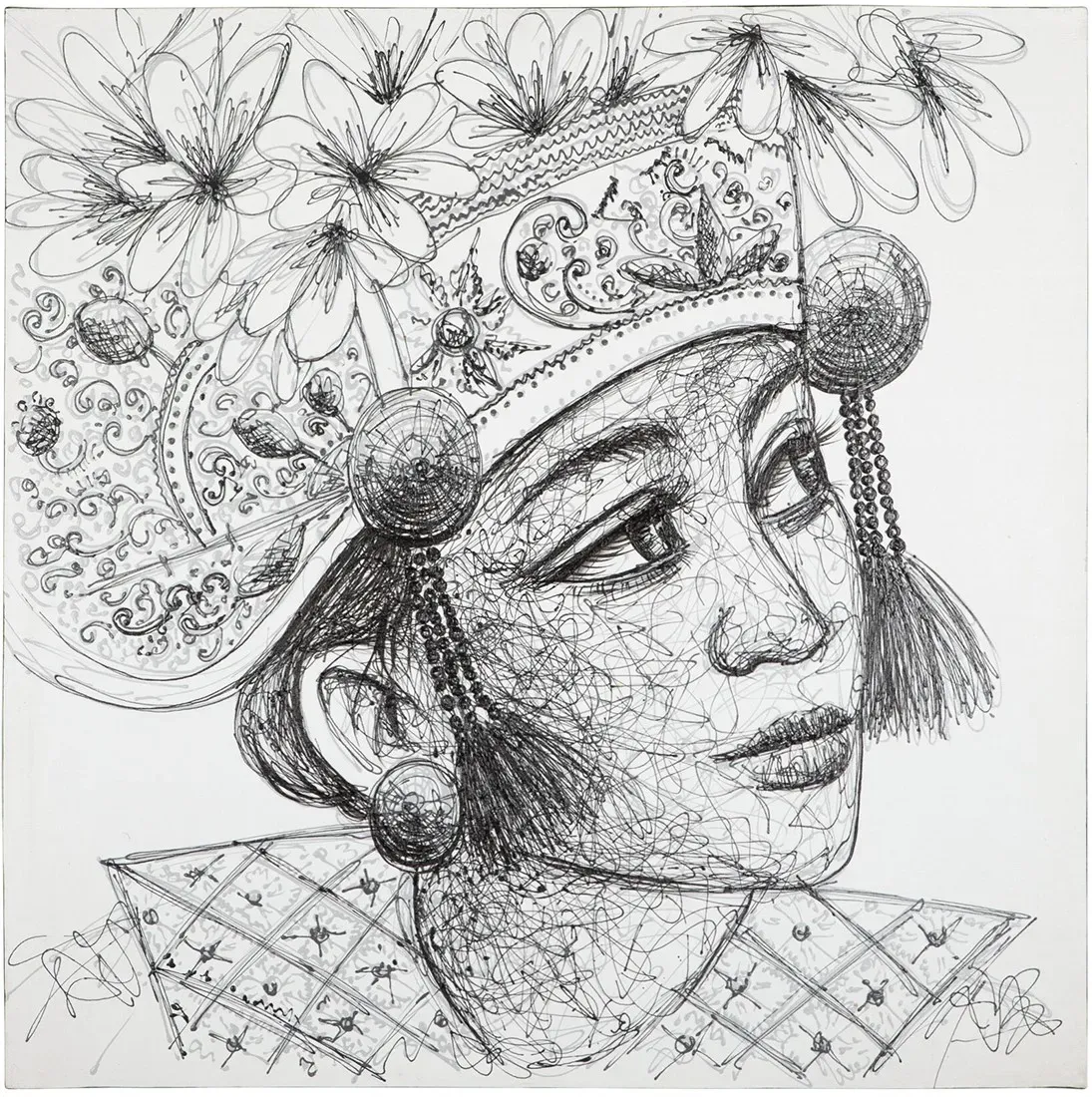 Bild Wall Art Balinese Girl Kadek | 100x100cm