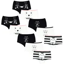 TupTam Boxershorts 10 St. Bunt/Schwarz 104-110