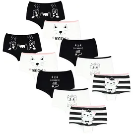 TupTam Boxershorts 10 St. Bunt/Schwarz 104-110