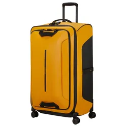 Weichgepäck-Trolley SAMSONITE "ECODIVER 79", Gr. B/H/T: 47cm x 79cm x 32cm 117 l, gelb, Nylon, Kunststoff, Basic, Koffer, Aufgabegepäck Koffer Reisegepäck Weichgepäck-Koffer Fronttasche