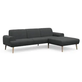 Home Affaire Ecksofa HOME AFFAIRE "Swift Scandic Design, Federkern für hohen Sitzkomfort, L-Form", grau (anthrazit), B:292cm H:83cm T:176cm, 100% Polyester, Sofas, Ecksofa, Federkern-Polsterung, B/T/H: 292/83/176 cm