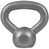 GORILLA SPORTS® Kettlebell - 2 bis 32 kg Gewichte, Einzeln/Set, Gusseisen, Bodenschonend, Silber oder Schwarz - Kugelhantel, Schwunghantel, Kugelgewicht, Rundgewicht, Krafttraining