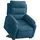 vidaXL Relaxsessel mit Aufstehhilfe Elektrisch 92,5 x 100 x 92,5 cm Blau Samt