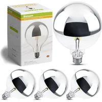 Linovum LED E27 Kopfspiegel Lampe XXL G125 mit 7W