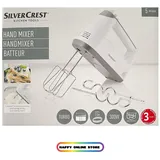 SILVERCREST® Handmixer 300 W Turbo Funktion 5 Geschwindigkeitsstufen Neu Ovp