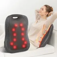 COMFIER Massagekissen, Shiatsu Rückenmassagegerät mit Wärme, tragbares Massagegerät, Stuhlmassagegerät