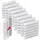 EasyMaxx Magnetplättchen selbstklebend 48 Stk. 0,5 x 0,5 cm Silber/Weiß
