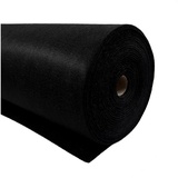 maDDma Stoff 1m waschbarer Bastelfilz Meterware Filz 90cm x 1,5mm, schwarz schwarz