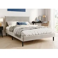 Home collective Polsterbett 140x200 und 160x200 cm mit Lattenrost