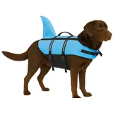Nobby Hunde Schwimmweste Sharki mit Haiflosse hellblau