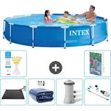 Frame Pool Rund - 366x76 Cm - 7-teilig  S82