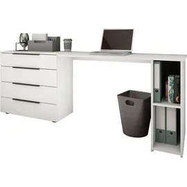 borchardt Möbel Schreibtisch Tom Weiß