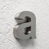 Longlife LED Hausnummer 3D Edelstahl V2A Weiß