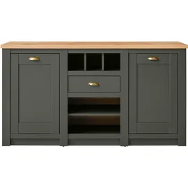 Home Affaire Sideboard Cambridge 145 x 83 x 41 cm Grün