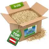 Jumbogras Miscanthus-Mulch 70 L – Rindenmulch-Alternative aus Chinagras/Elefantengras Häcksel – äußerst pflanzenverträglich – geeignet für Gemüse, Kräuter & co. – Schutz vor Unkraut & Austrocknung