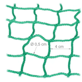 Relaxdays Anhängernetz dehnbar bis 2 x 3 m ungedehnt 1,25 x 2,1 m