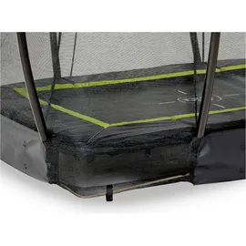 EXIT TOYS Silhouette Bodentrampolin 153 x 214 cm inkl. Sicherheitsnetz schwarz