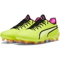 Puma King Ultimate AG/FG Herren Electric Lime/Black/Poison Pink 42