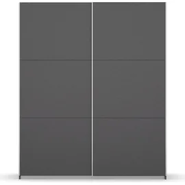 Rauch Schwebetürenschrank RAUCH "AURELIO Kleiderschrank Garderobe TOPSELLER OTTO ́s CHOICE", grau (graumetallic), B:175cm H:210cm T:59cm, Holzwerkstoff, Schränke, Schwebetürenschrank, 3 verschiedene Ausstattungsvarianten Griffe aus Metall MADE IN GERMANY,