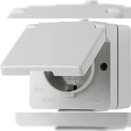 Jung Schuko-Steckdose IP44 Grau 1 St.