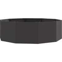 VidaXL Pflanzkübel Schwarz 120 x 120 x 35 cm