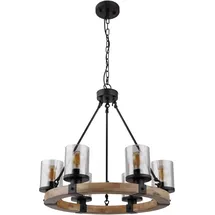 GLOBO 6-flg. 59 cm lila schwarz braun