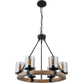 GLOBO 6-flg. 59 cm lila schwarz braun