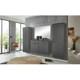 Höffner Hängeschrank ¦ grau ¦ Maße (cm): B: 60 H: 169 T: 31.0