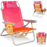 HOMECALL Campingstuhl Klappbar Pink