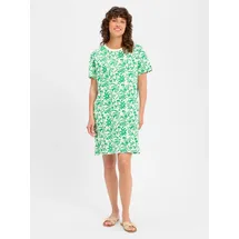 Marie Lund Kleid A-Linien Grün/Weiß XS
