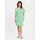 Marie Lund Kleid A-Linien Grün/Weiß XS
