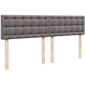 vidaXL Boxspringbett 180 x 200 cm Grau