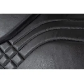 Equinate Reitpad Stella aus verziertem Kunstleder Schwarz