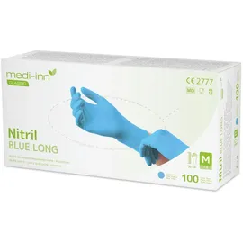 Medi-Inn Nitril blue long Einmalhandschuhe puderfrei VE 1000 Stück