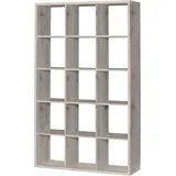 Forte Mauro Standregal 107,2 x 32,9 x 176,3 cm Braun