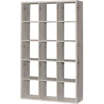 Forte Mauro Standregal 107,2 x 32,9 x 176,3 cm Braun