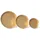 Novaliv 8x Kerzenpick Flach Gold 8cm Durchmesser I Kerzenteller mit Dorn I Adv in Gold | Gr.: onesize