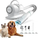 Viking Neabot P1 Pro Hundeschermaschine mit Tierhaar Staubsauger 13000 Pa Haustierpflegeset, leise Schermaschine Hund Katze Tierhaarschneidemaschine Tierhaarentferner, 5 bewährten Pflegewerkzeugen