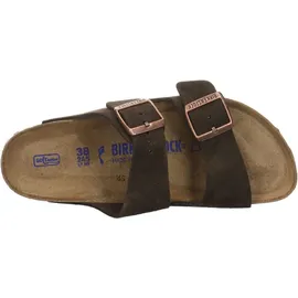 Birkenstock Arizona Mocca Weichbettung Veloursleder Schmal Unisex - Braun 40