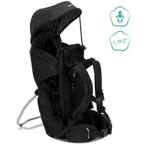 fillikid Rückentrage Trekking, schwarz, Polyester, Babytragen